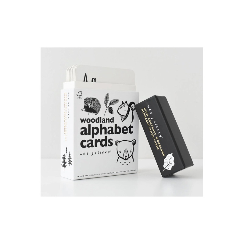 Wee Gallery Woodland Alphabet Cards