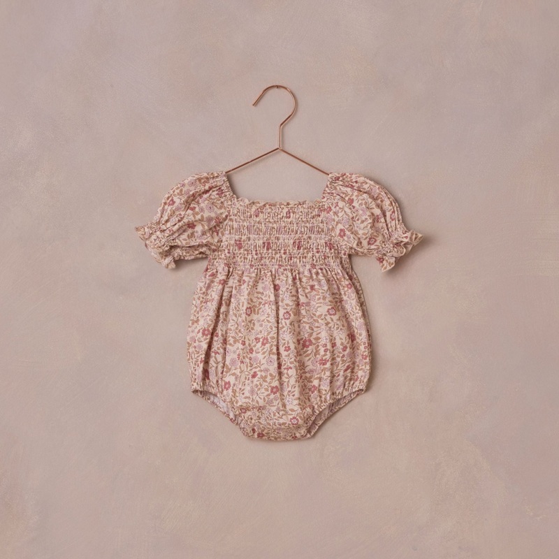 Hazel Romper – Blush Garden
