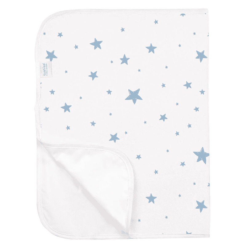 Portable Changing Pad Terry Blue Stars