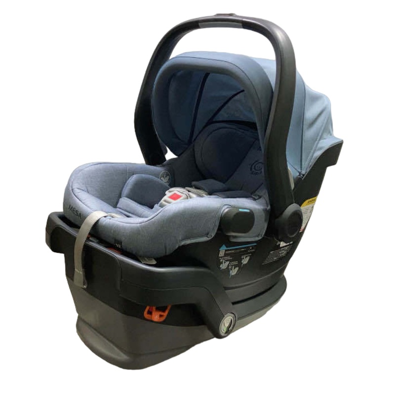 UPPAbaby MESA V2 Infant Car Seat, Gregory (Blue Melange Merino Wool), 2023
