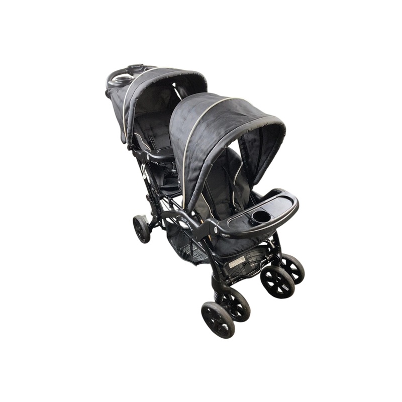 Baby Trend Sit N Stand Double Stroller, Onyx, 2024