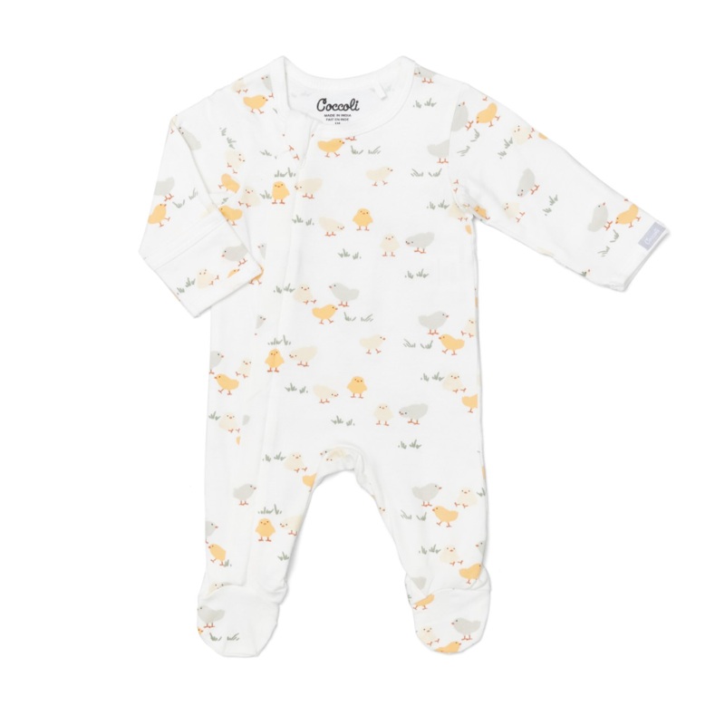 Coccoli Cotton Modal Zipper Footie – Chicks