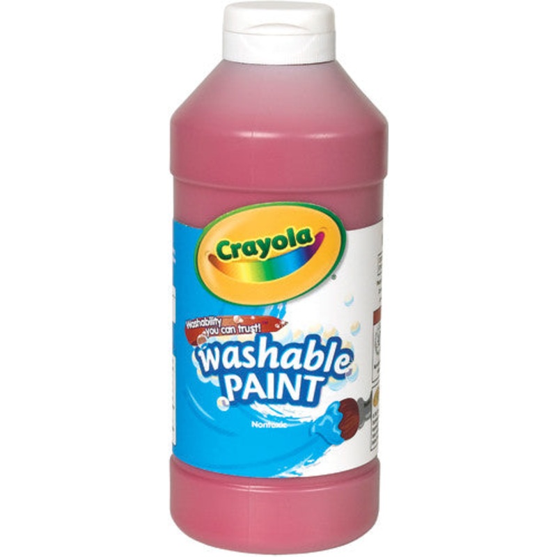Crayola Washable Paint, 16 oz., Red
