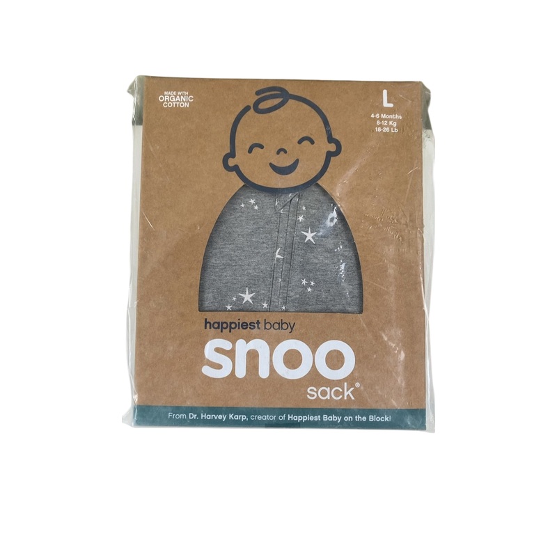 Happiest Baby SNOO Sack, Graphite Stars, Large (18-25 lbs)