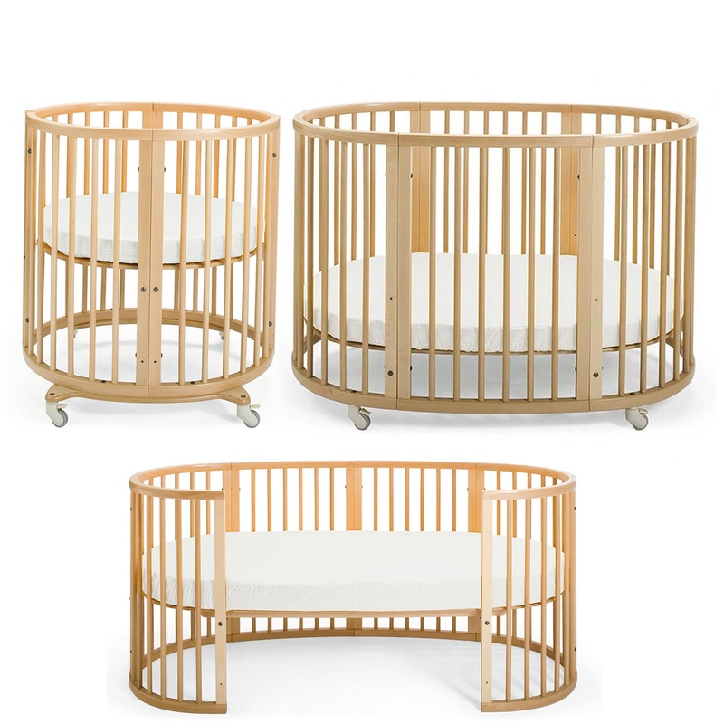 Stokke Sleepi Mini to Crib to Junior Bed Complete Bundle – Natural