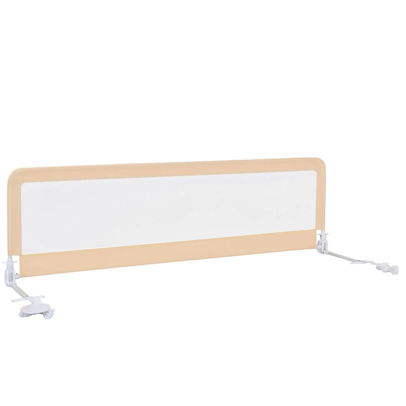 Babyjoy 71”Foldable Baby Bed Rail Guard Toddlers Swing Down Safety – See Details
