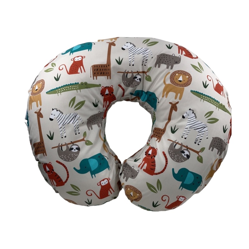 Boppy Nursing and Infant Support Pillow, Neutral Jungle