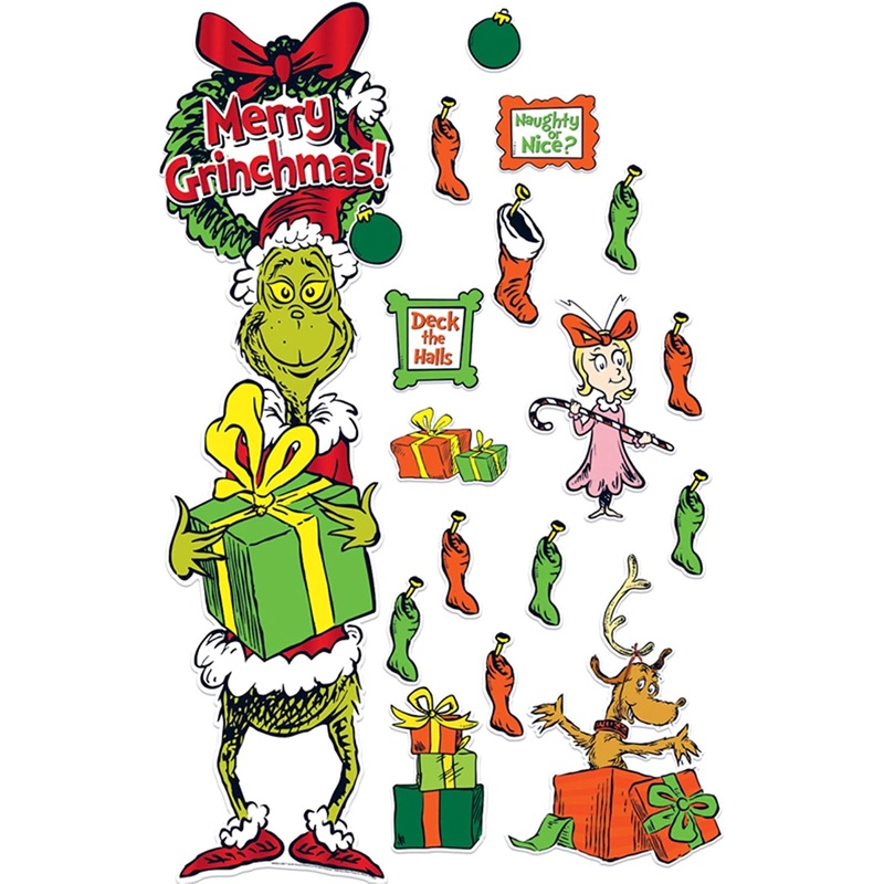 Dr. Seuss How The Grinch Stole Christmas! All-in-One Door Decor Kits