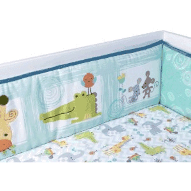 Lambs & Ivy Yoo-Hoo Crib Bumper