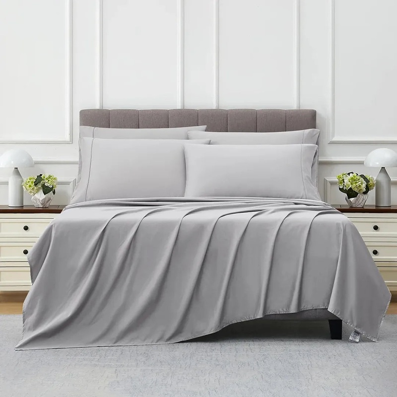Luxurious 680 Thread Count King Sheet Set in Gray