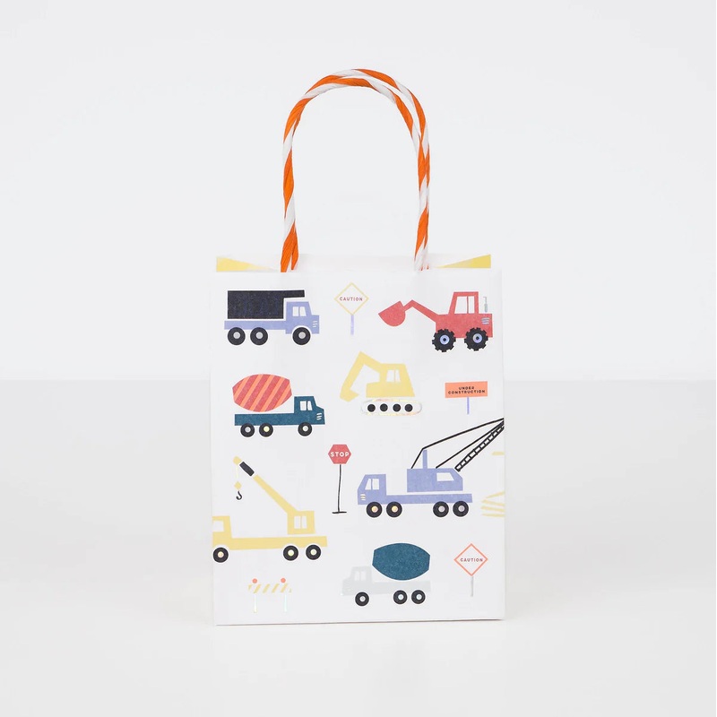 Meri Meri Construction party Bag (x8)