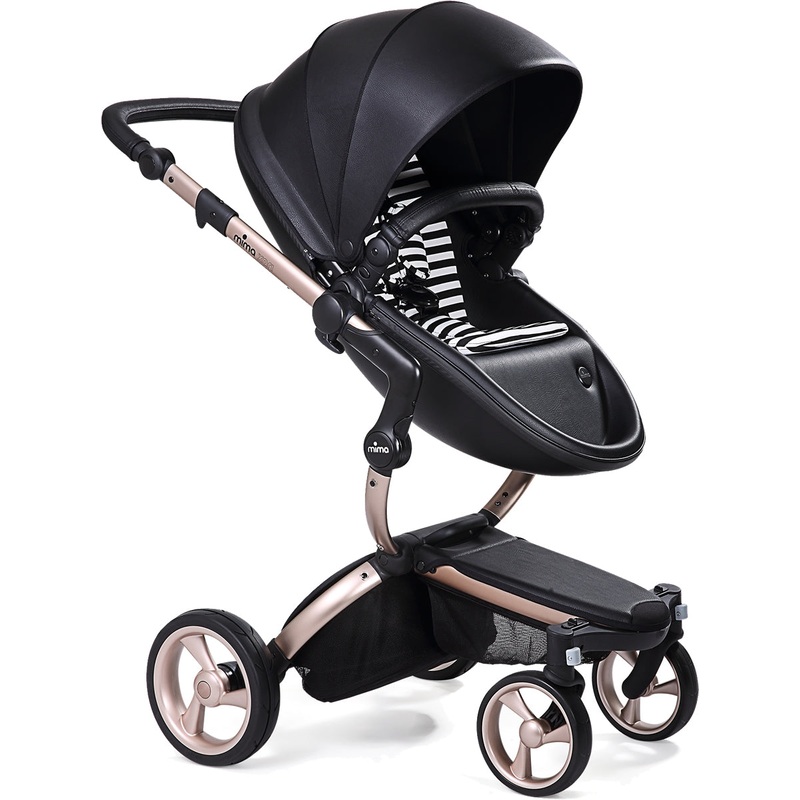 Mima G4 Xari Complete Stroller Bundle – Rose Gold –  Black / Black & White (Albee Exclusive)