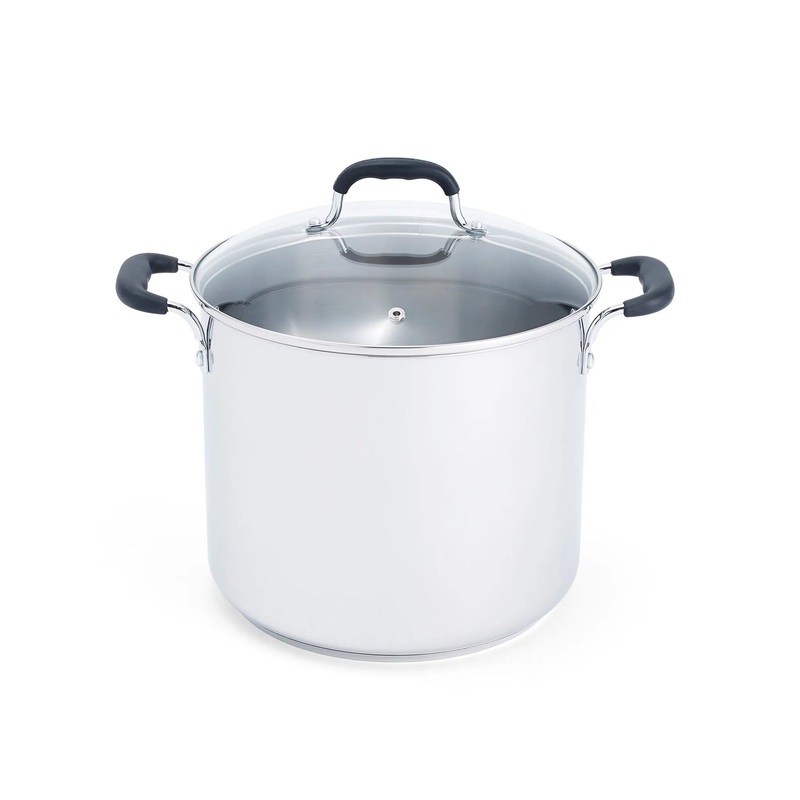12qt Stock Pot with Lid (See Description)