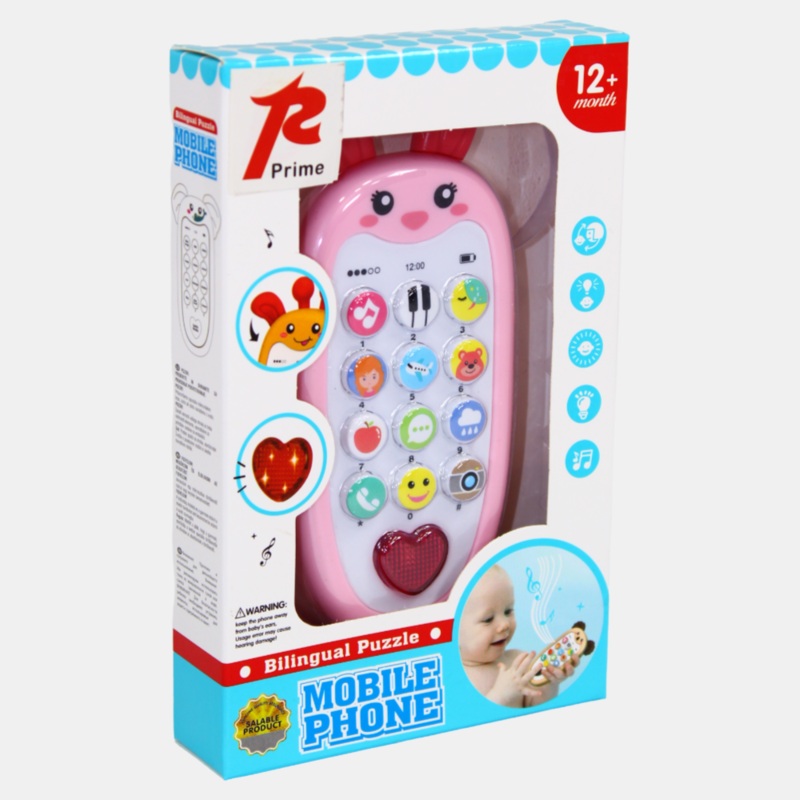 Bunny-Themed Toy Phone  Interactive Music & Learning Fun