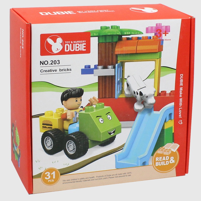 Dubie Building Blocks Educational – Creative bricks 31 Pcs