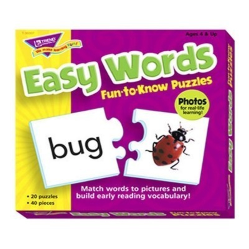 Fun-To-Know Puzzles – Easy Words
