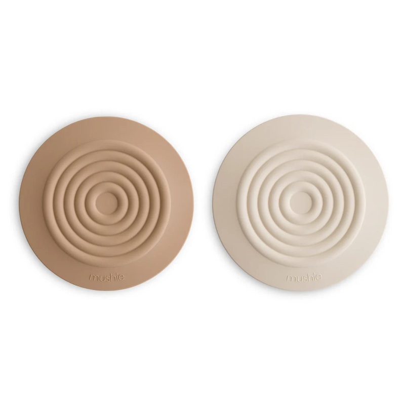 Mushie Silicone Drain Stopper 2-Pack – Natural/Shifting Sand