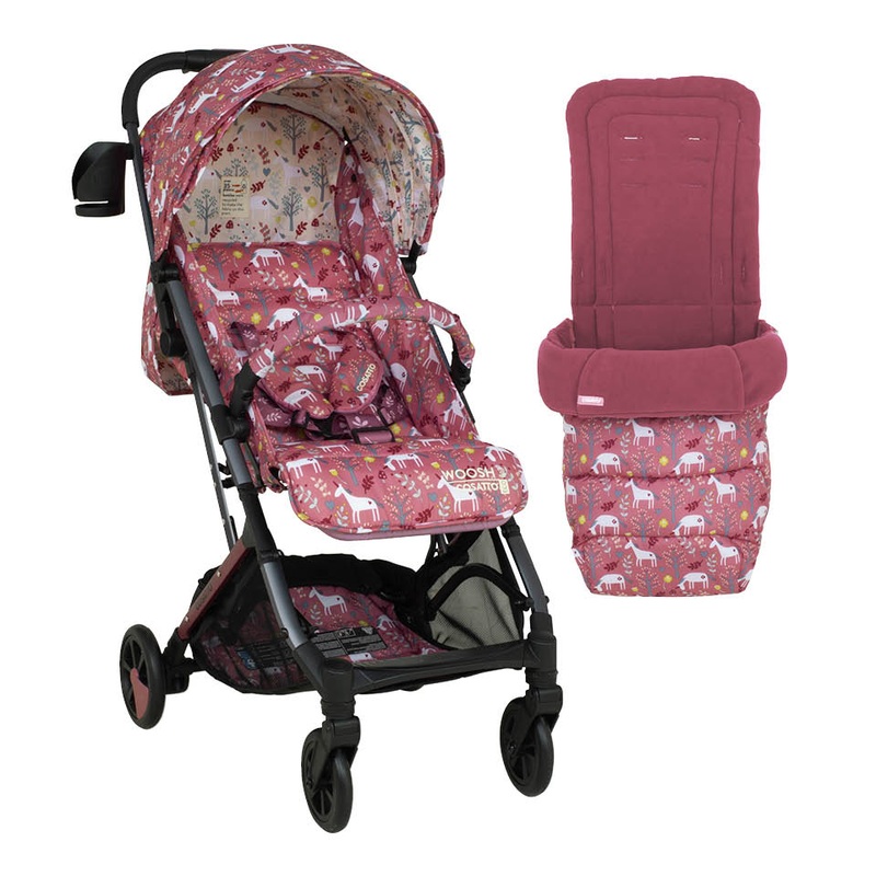 Woosh 3 with Footmuff Bundle Unicorn Garden