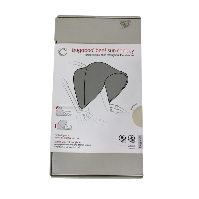 Bugaboo Bee 5 Sun Canopy, Fresh White
