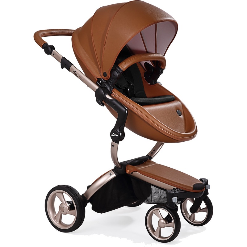 Mima G4 Xari Complete Stroller Bundle – Rose Gold – Camel / Black (Albee Exclusive)