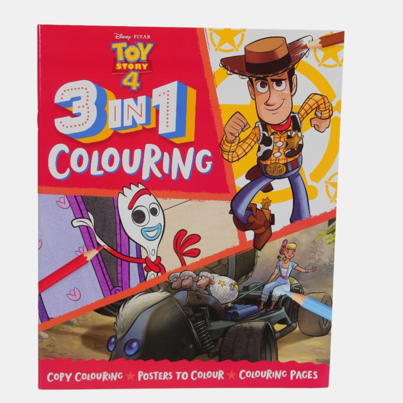 Disney Pixar T-S 4: 3-in-1 Coloring