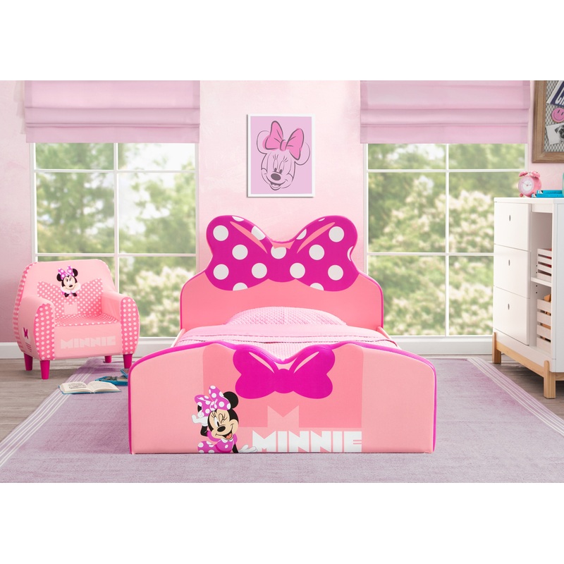 Minnie Mouse Upholstered Twin Bed