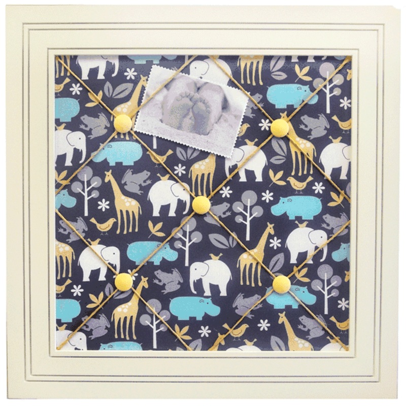 New Arrivals Urban Zoo in Grey Memo Board