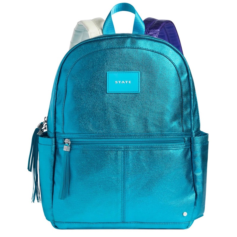 State Bags Kane Kids Backpack – Metallic Blue Multi