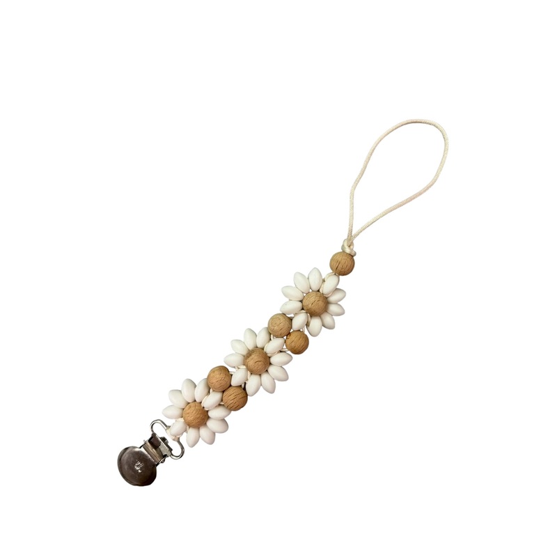 Three Hearts Olivia Pacifier Toy Clip