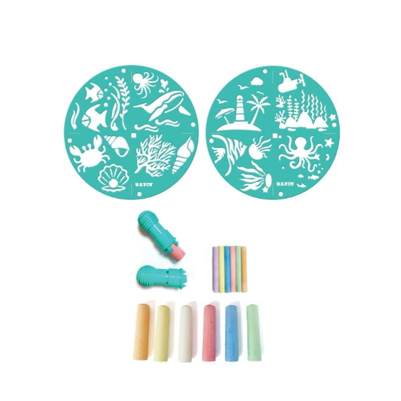 US Toy Sea Life Jumbo Stencil Kit