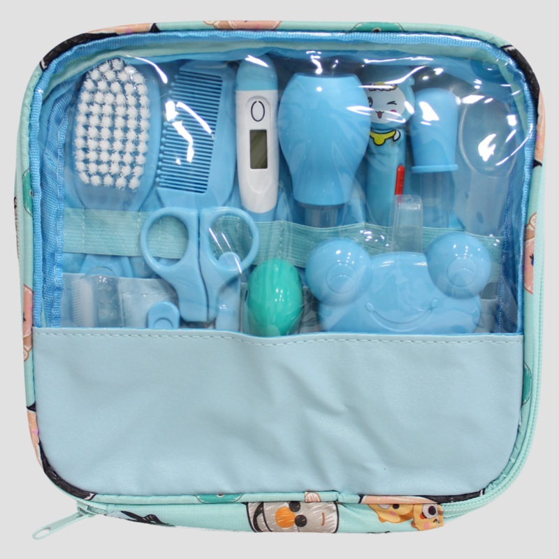 Baby Healthcare & Grooming Kit  13-Piece Set (Blue)
