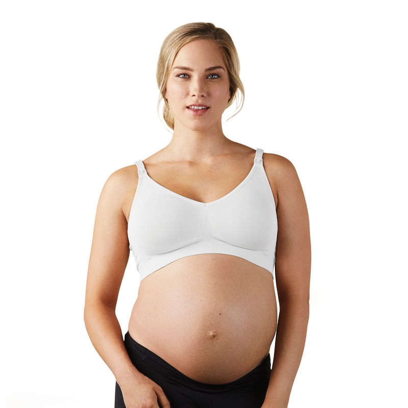 Body Silk Seamless Nursing Bra – White (Size XS Only) XS