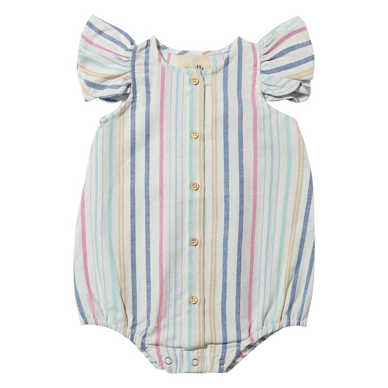 Cammie Bubble – Pink & Blue Multi Stripe