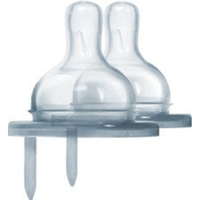 Cross Cut Silicone Nipple 2pk – SLOW Flow Only Medium