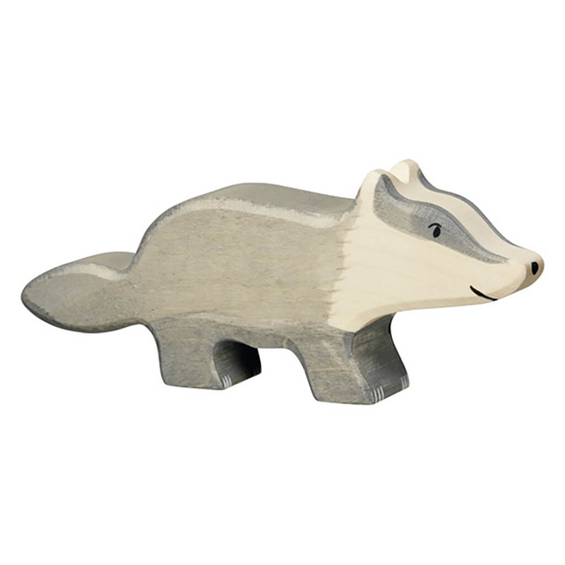 Holztiger Wooden Animal Badger
