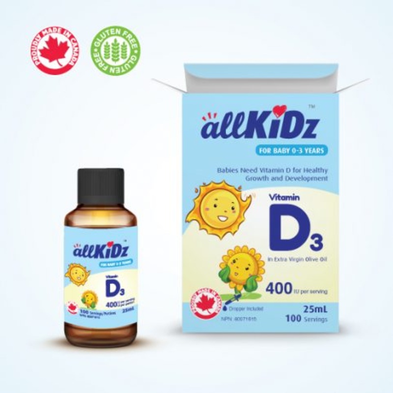 Vitamin D3 Drops 400 IU (25 ml)