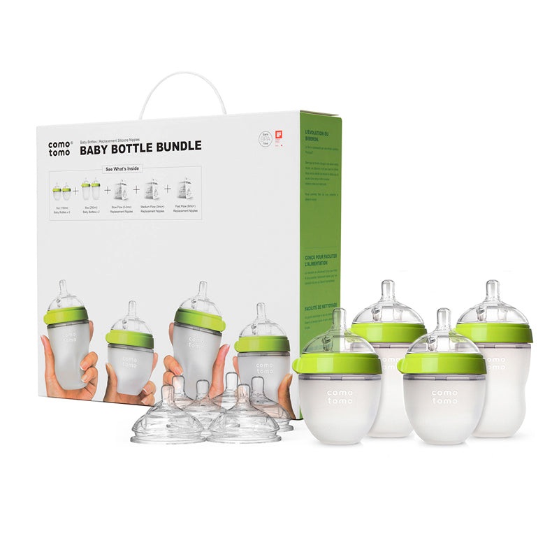 Baby Bottle Gift Bundle Green