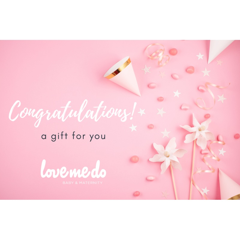 Baby Shower Gift Card – Pink