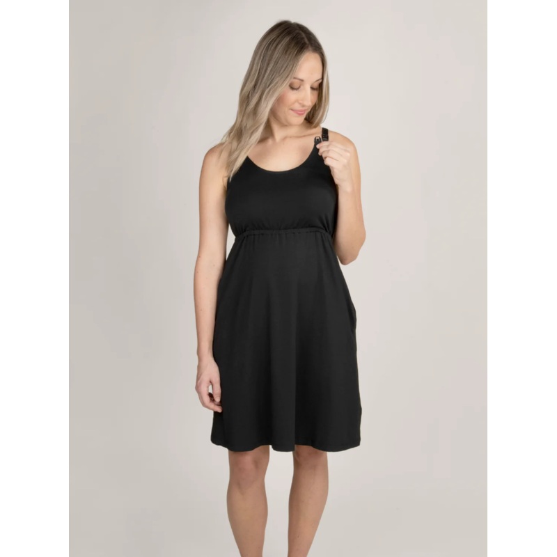 Nursing Dress – Black S
