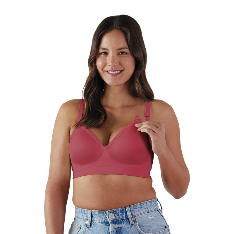 Plunge Nursing Bra – Lipstick S