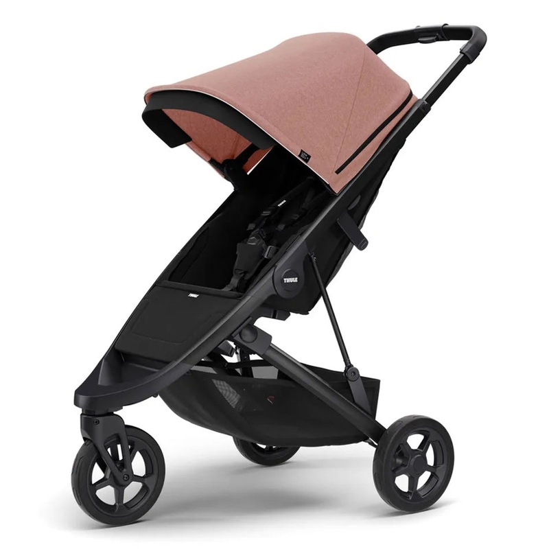 Spring Stroller – Misty Rose Melange/Black Frame