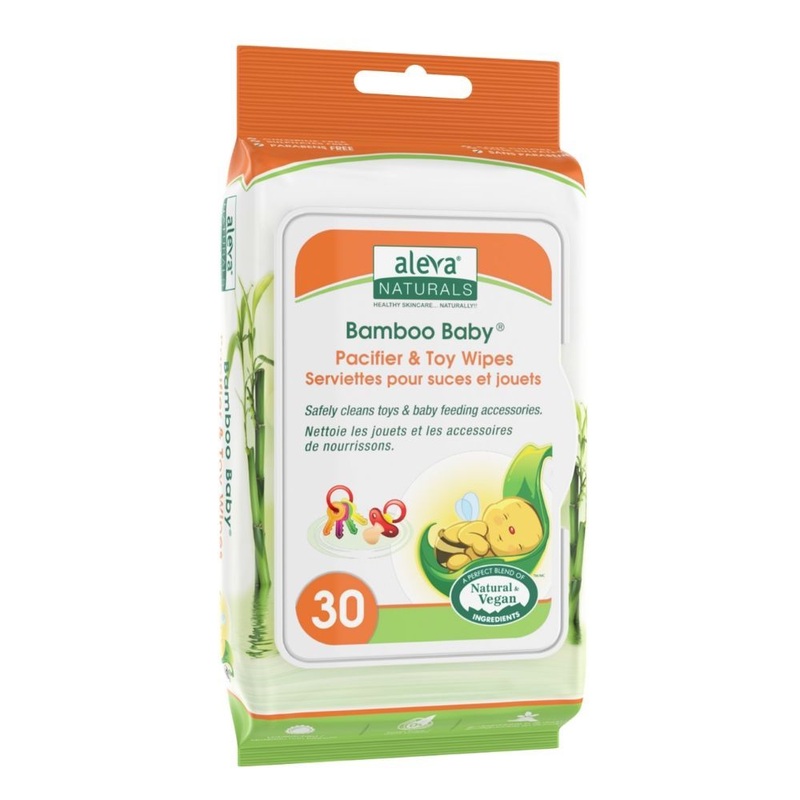 Bamboo Baby Pacifier & Toy Wipes (30 pk)