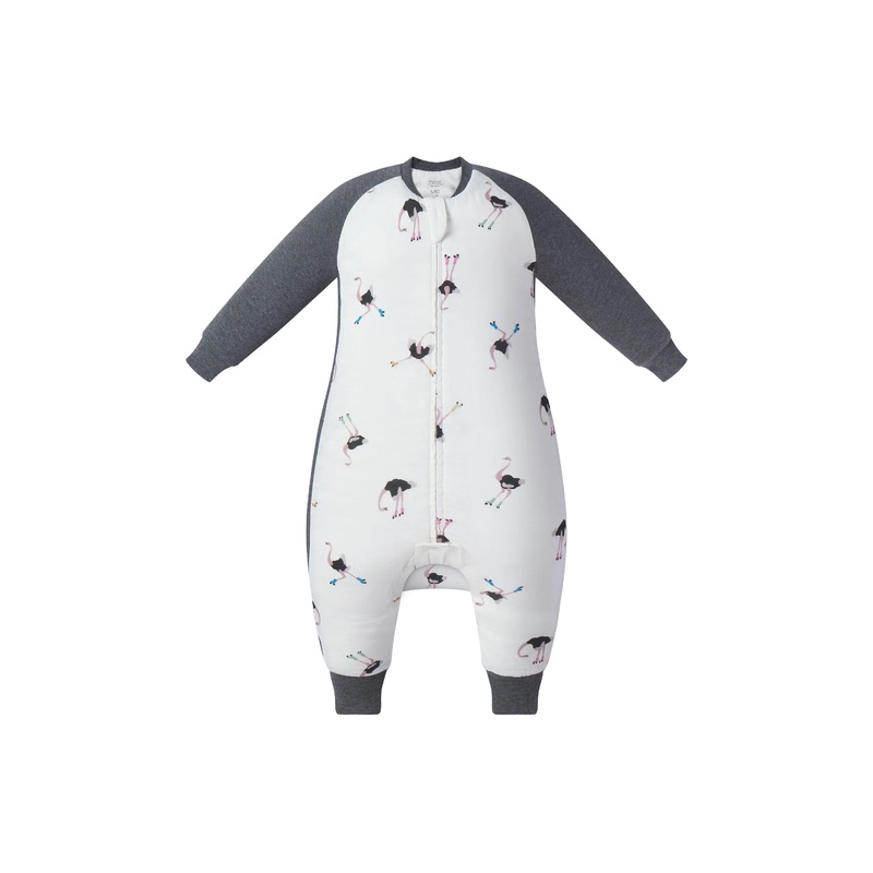 Bamboo Long Sleeve Footed Sleep Bag (1.0 tog) – Let’s Roll 18mo-2.5T