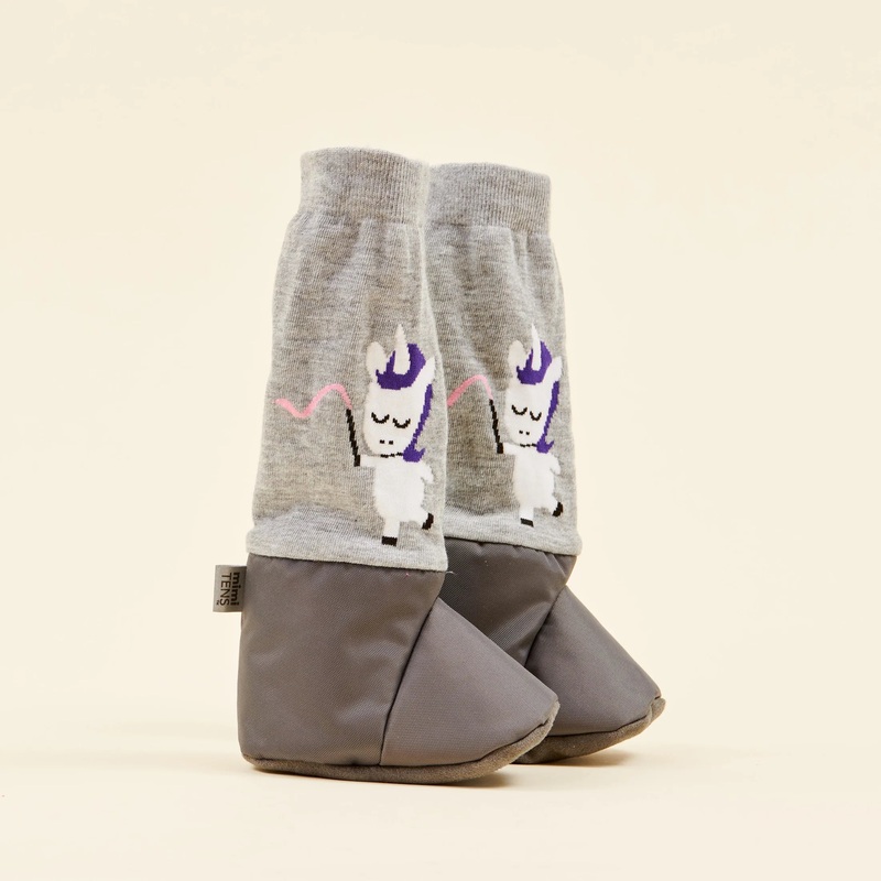 Booties – Abby the Unicorn BABY (4.5″ sole)