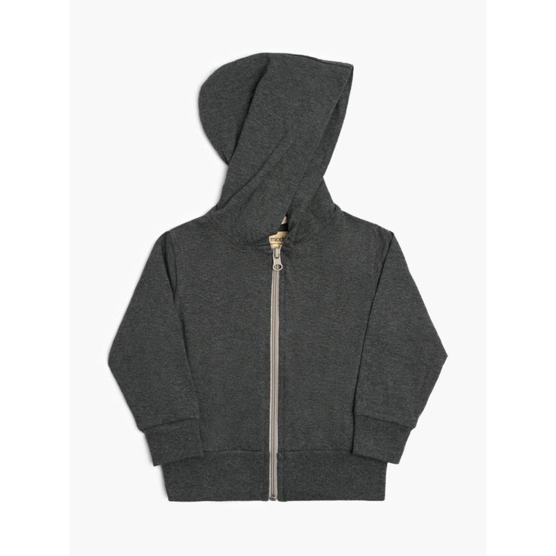 Cloud Hoodie – Heather Charcoal 12-18mo