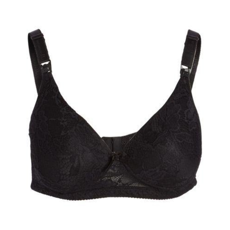 Lace Nursing Bra – Black 34A