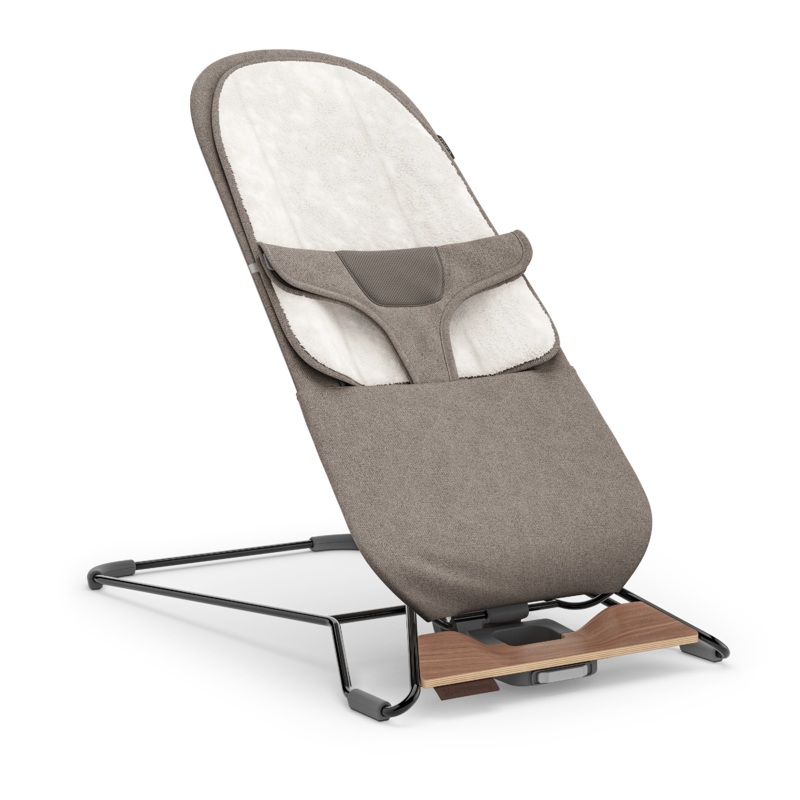 Mira – WELLS (Dark Taupe Mlange/Black Frame/Walnut Wood)