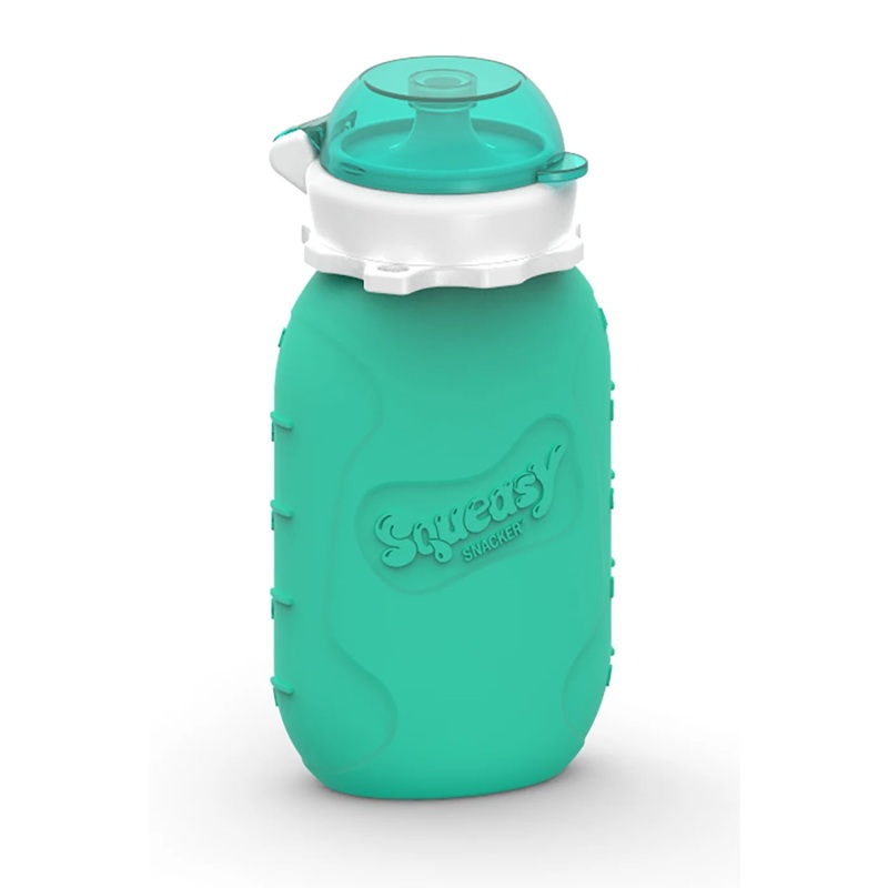 Squeasy 6oz Snacker Aqua
