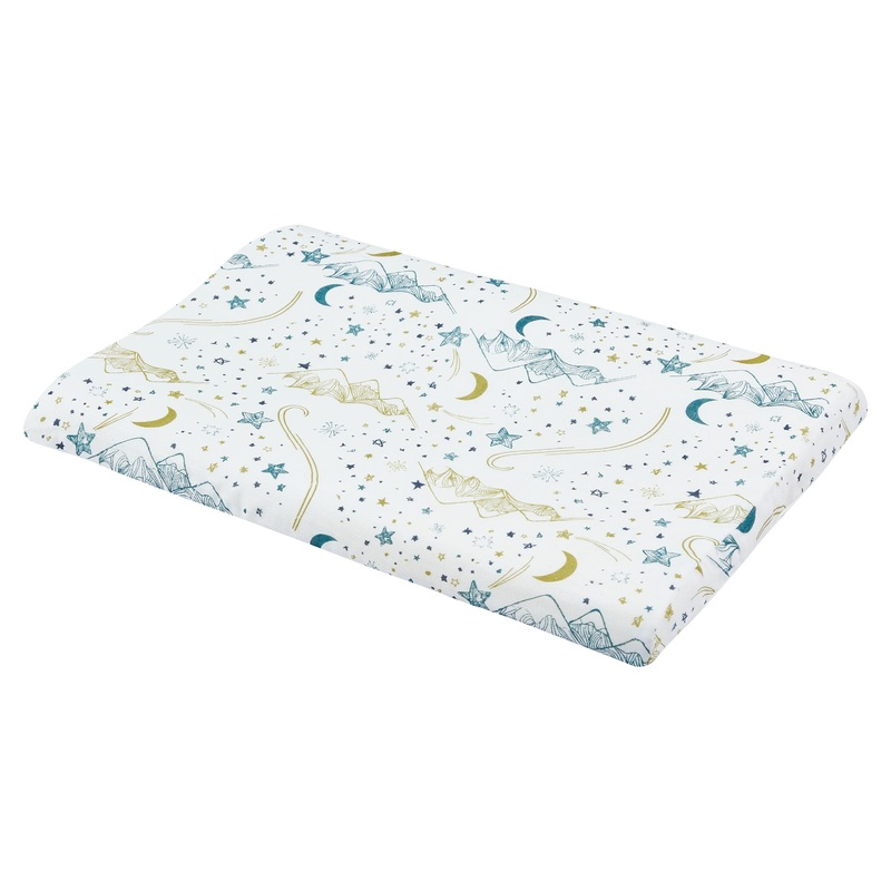 Toddler Pillow with Bamboo Pillowcase (1-3T) – Stars White