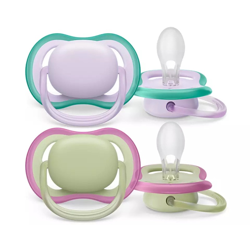 Ultra Air Pacifier (2pk) 0-6mo – Lilac+Green